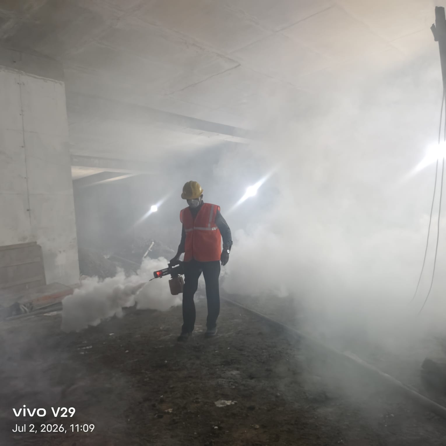Indoor thermal fogging disinfection service